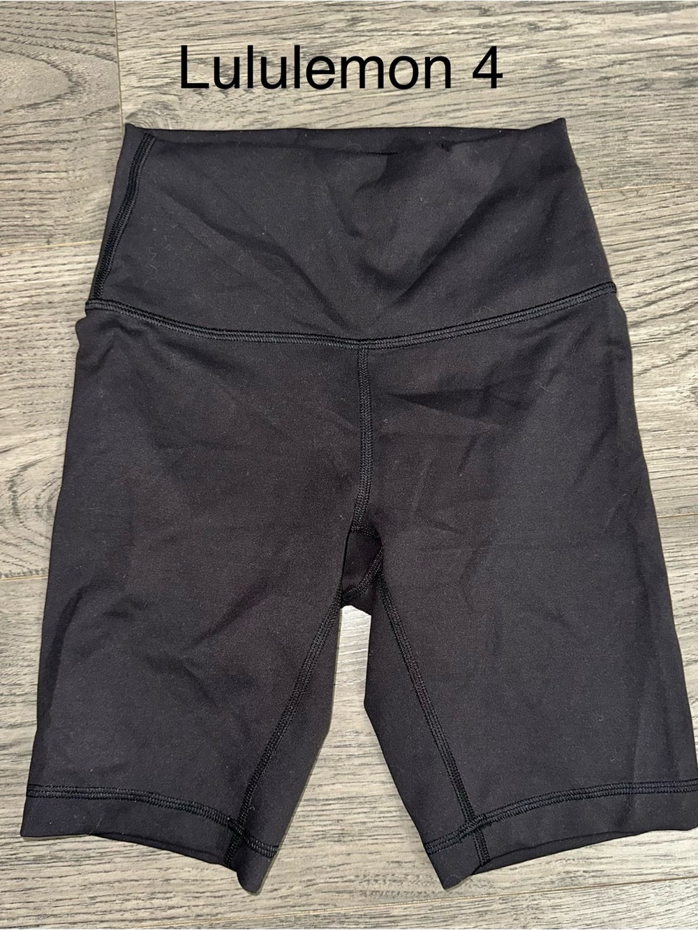 lululemon athletica Black High-Rise Bike Shorts